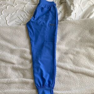 Med couture blue jogger scrub pants